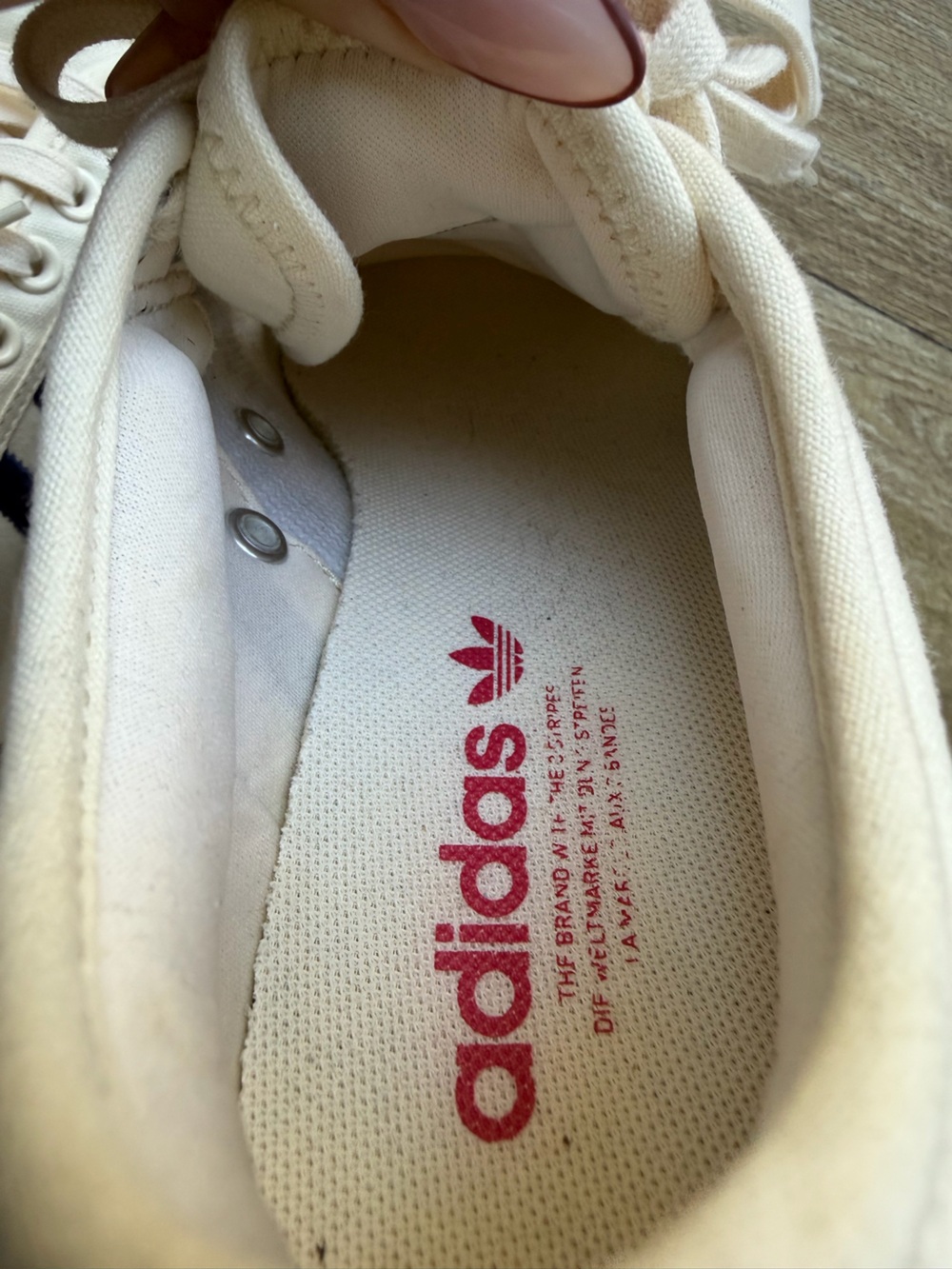 Adidas Women's Nizza Platform Cream White Night Sky Sneakers Size 6.5 - Picture 6 of 8